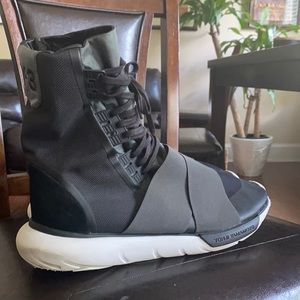Y-3 yohji yamamoto hi top zipper